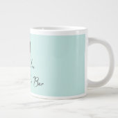 Behalt Ruhe. Gib die Bar. Jumbo-Tasse (Rechts)