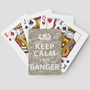 Behalt Ruhe, ich bin ein Ranger Spielkarten
