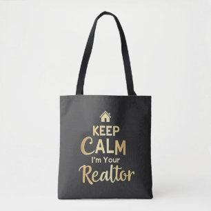 Behalt Ruhe, ich bin Ihr Realtor   Real Anwesen Ag Tasche