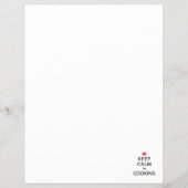 Behalt Ruhe, ich koche Flyer (Vorne)