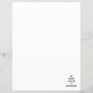 Behalt Ruhe, ich koche Flyer
