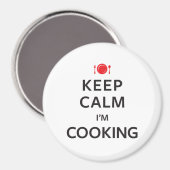 Behalt Ruhe, ich koche Magnet (Vorderseite/Rückseite)