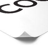 Behalt Ruhe, ich koche Poster (Ecke)