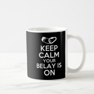 Behalt Ruhe, Ihr Aufenthalt ist auf Niedlichem Fun Kaffeetasse