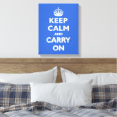 Behalt Ruhe - jeder Farbhintergrund! Leinwanddruck (Insitu (Schlafzimmer))