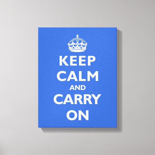 Behalt Ruhe - jeder Farbhintergrund! Leinwanddruck (Vorderseite)