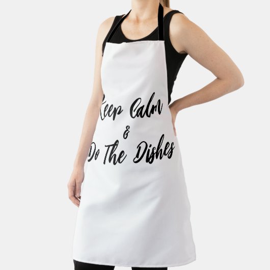 Behalt Ruhe mach die Geschirr Schürze (InSitu)