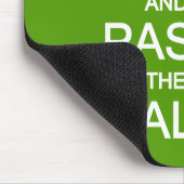 Behalt Ruhe & Pass Das Ball-Mousepad Mousepad (Ecke)