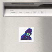 Behalt Ruhe | Schweigen bitte | Shhh... Graphic Ma Magnet (In Situ (Geschirrspüler))