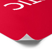 Behalt Ruhe, sei sarkastisch Poster (Ecke)