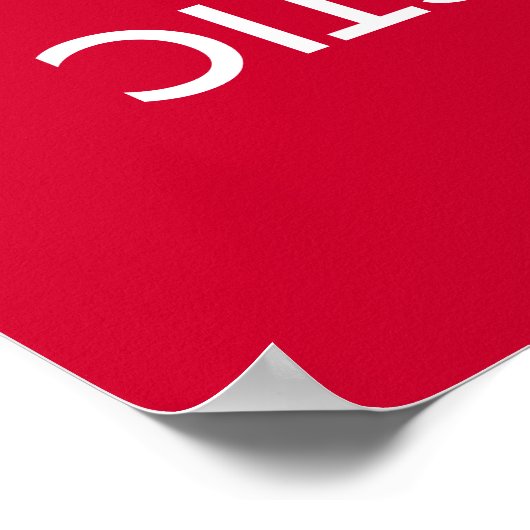 Behalt Ruhe, sei sarkastisch Poster (Ecke)