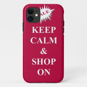 behalt Ruhe & Shop auf Case-Mate iPhone Hülle