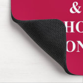 behalt Ruhe & Shop auf Mousepad (Ecke)