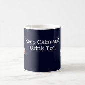 Behalt Ruhe, trinken Tee Kaffeetasse (Mittel)