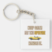 Behalt Ruhe, Triumph Spitfire Schlüsselanhänger (Vorderseite)