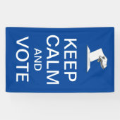 Behalt Ruhe und Abstimmung 2026 Banner (Horizontal)