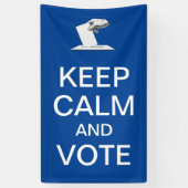 Behalt Ruhe und Abstimmung 2026 Banner (Vertikal)