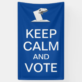 Behalt Ruhe und Abstimmung 2026 Banner