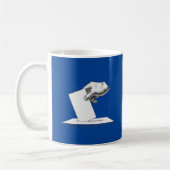 Behalt Ruhe und Abstimmung 2026 Kaffeetasse (Links)