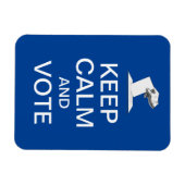 Behalt Ruhe und Abstimmung 2026 Magnet (Horizontal)