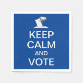 Behalt Ruhe und Abstimmung 2026 Serviette (Vorderseite)