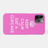 Behalt Ruhe und aß einen Cupcake Case-Mate iPhone Hülle (Rückseite (Horizontal))