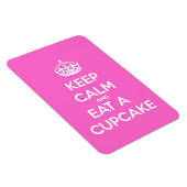 Behalt Ruhe und aß einen Cupcake Magnet (Rechte Seite)
