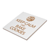 Behalt Ruhe und Backen von Cookies Fliese (Seite)