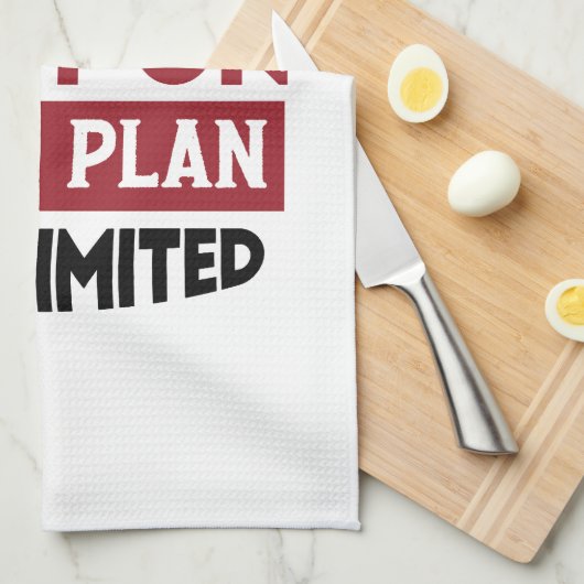 Behalt Ruhe und bete Gottes Plan ist unbegrenzt Zi Geschirrtuch (Viertel Falte)