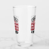 Behalt Ruhe und bete Gottes Plan ist unbegrenzt Zi Glas (Rechts)