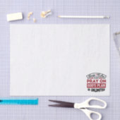 Behalt Ruhe und bete Gottes Plan ist unbegrenzt Zi Seidenpapier (Handwerk)