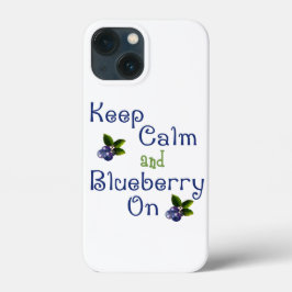 Behalt Ruhe und Blueberry auf Case-Mate-iPhone Case-Mate iPhone Hülle