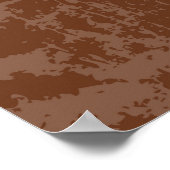 Behalt Ruhe und Bocce Brown gestört 24 x 36 Print Poster (Ecke)