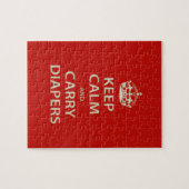Behalt Ruhe und Carry Diapers Puzzle (Horizontal)