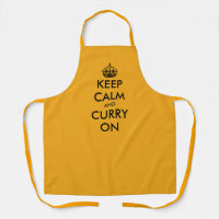 Behalt Ruhe und Curry beim Kochen