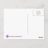 Behalt Ruhe und danke mit Praying Hands Postkarte (Rückseite)