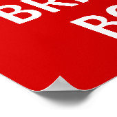 Behalt Ruhe und Date British Boys Poster (Ecke)