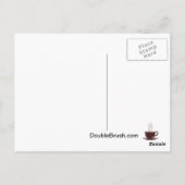 Behalt Ruhe und Drink Decaf Coffee Geschenkideen S Postkarte (Rückseite)