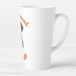 Behalt Ruhe und Drink Kaffee - Dog Lover Digitale Milchtasse