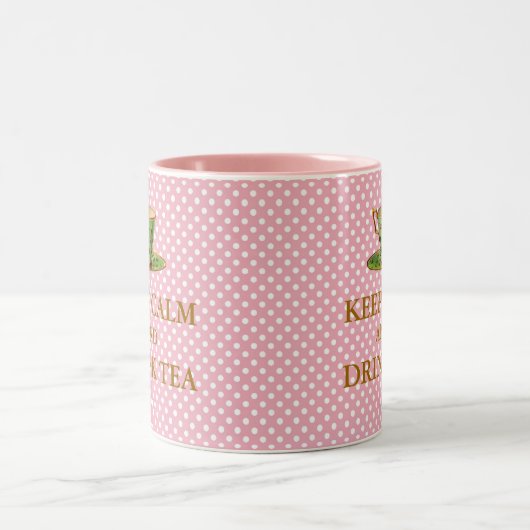 Behalt Ruhe und Drink Tee Tasse (Mittel)