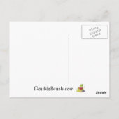 Behalt Ruhe und Drink Weingeschenk Einzigartiges A Postkarte (Rückseite)