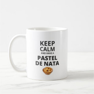 Behalt Ruhe und eine Pastelle von Nata Kaffeetasse