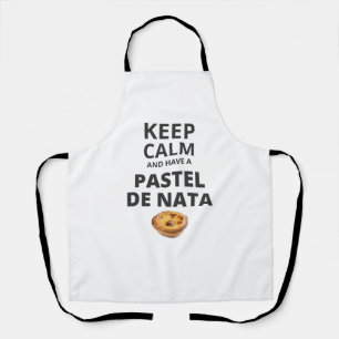 Behalt Ruhe und eine Pastelle von Nata Schürze
