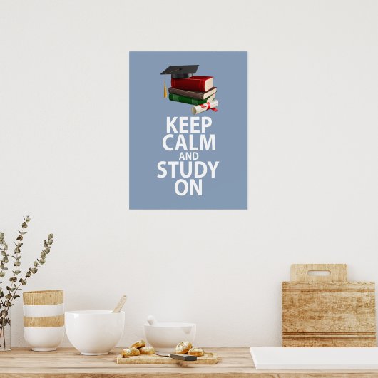 Behalt Ruhe und Erforschung des einzigartigen Post Poster (Küche)