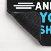 Behalt Ruhe und erledige Deine Timesheets Funny Pa Mousepad (Ecke)