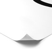 Behalt Ruhe und esse einen ganzen Kuchen Poster (Ecke)