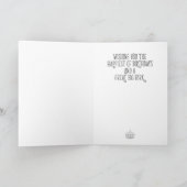 Behalt Ruhe und esse Kuchen zum Geburtstag Karte (Innenseite)