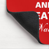 Behalt Ruhe und esse Natas Mousepad. Mousepad (Ecke)