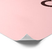 Behalt Ruhe und Essen Cake Poster Print (Ecke)