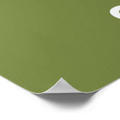 Behalt Ruhe und Essen Cake Poster Print (Ecke)